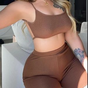 Notice me biker short set from fashion nova
